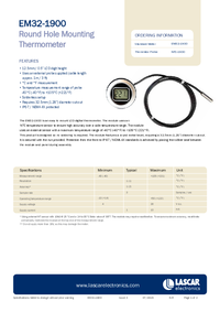Thumbnail of document EM32 1900 Data Sheet 9866
